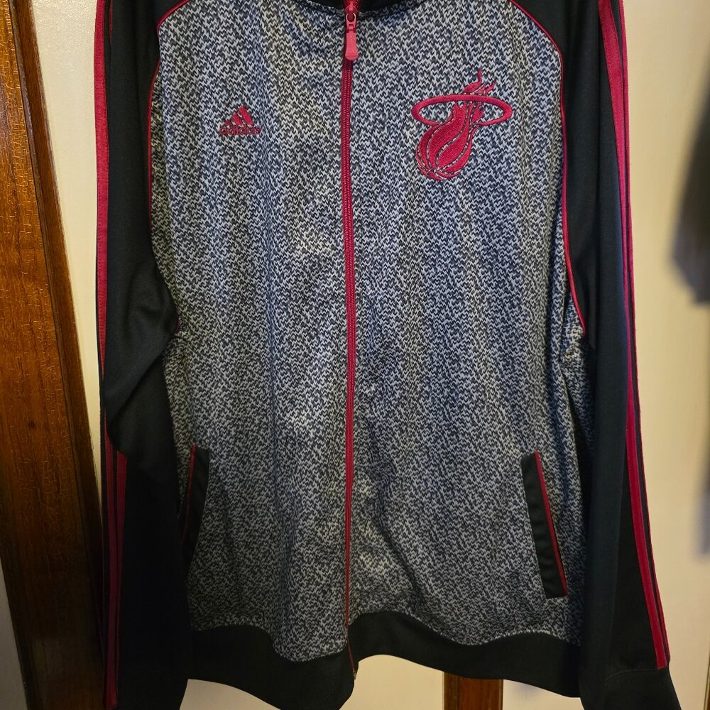 ADIDAS Miami Heat Jacket - Men's